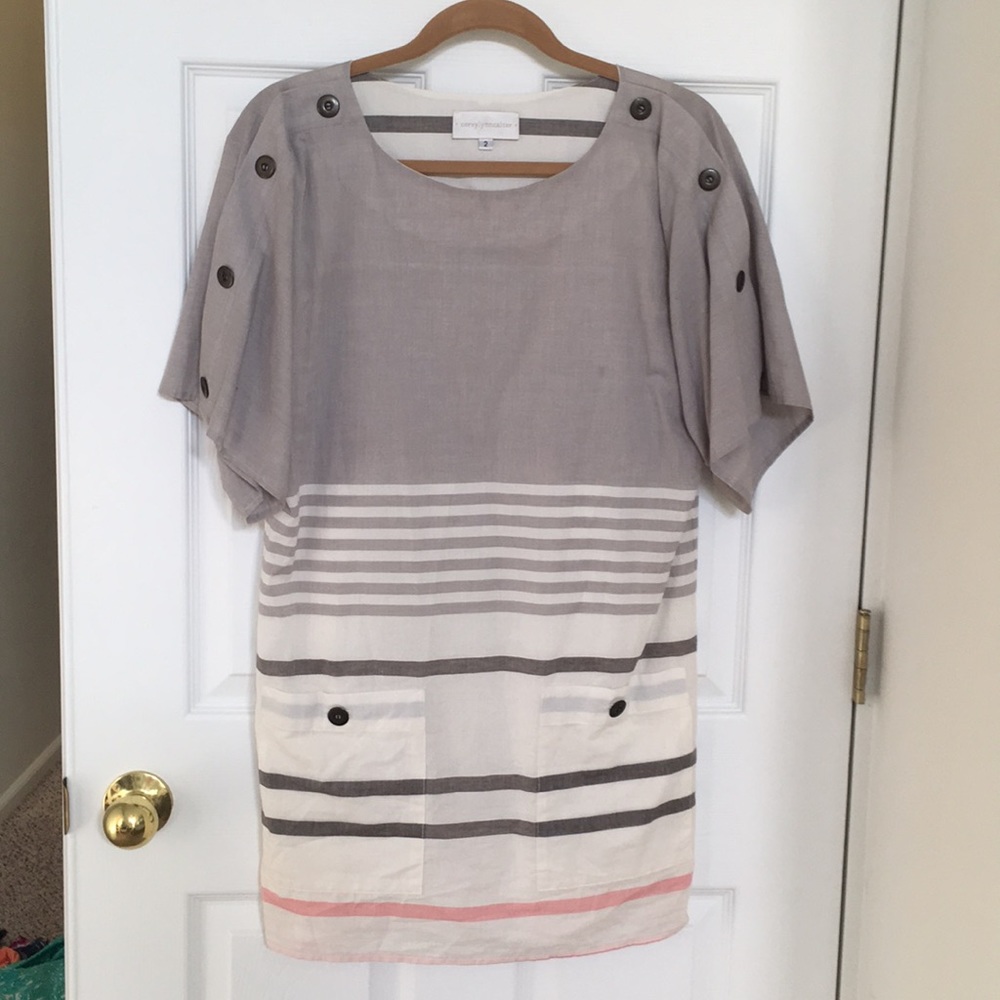 Light linen fully lined dress